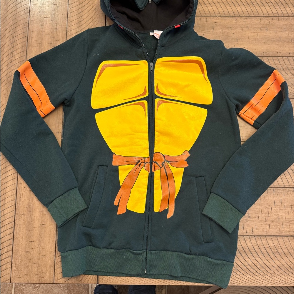 Nickelodeon Black and Green ninja turtles hoodie